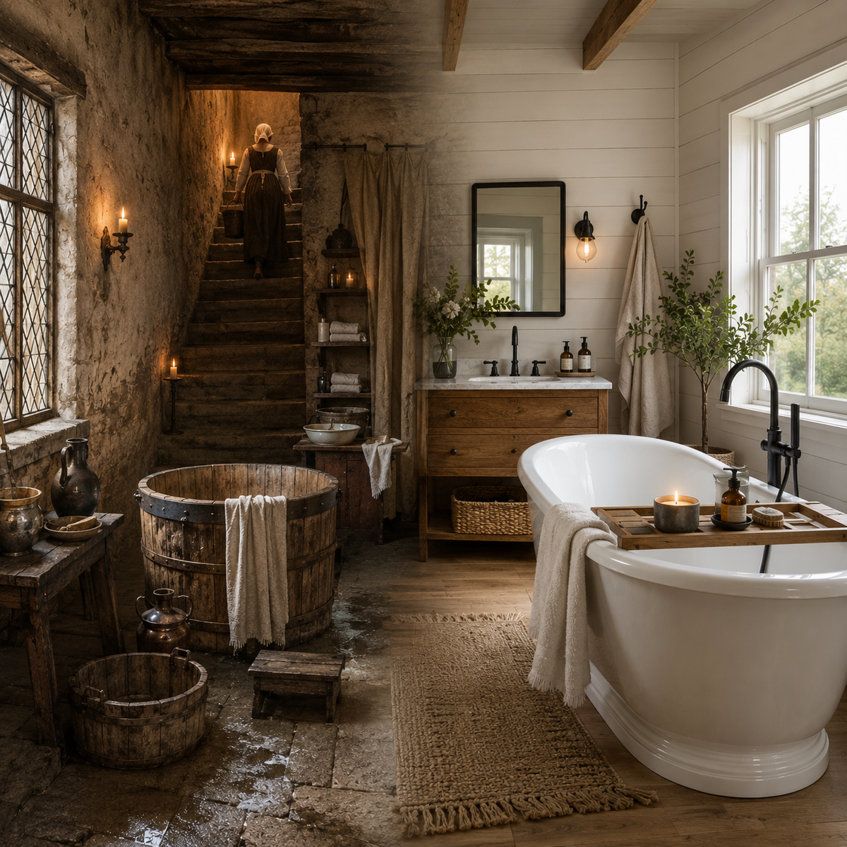 Who Was Carrying All the Bath Water Up Those Stairs?