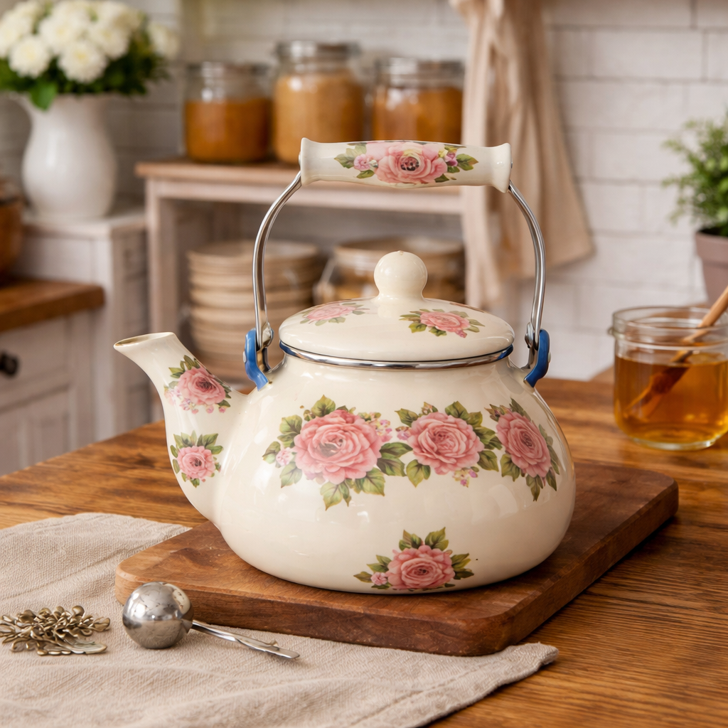 SISU's Enamel Kettle Range - 2.5L without infuser/strainers