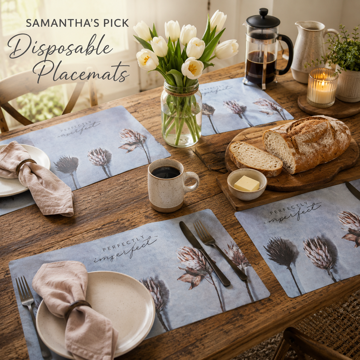 Women's Day | No Fuss Paper Placemats