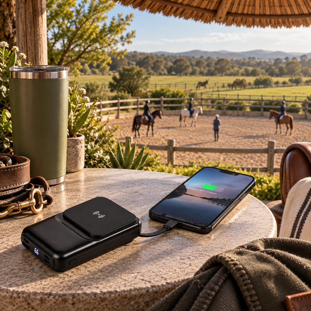 Swiss Cougar Argos Fast Charge 20W Wireless Charging Magnetic Power Bank – 10 000mAh