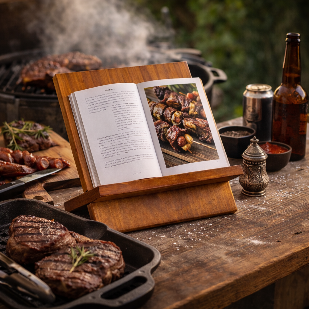 SISU's for Dads| Serendipio Rustic Cookbook Stand