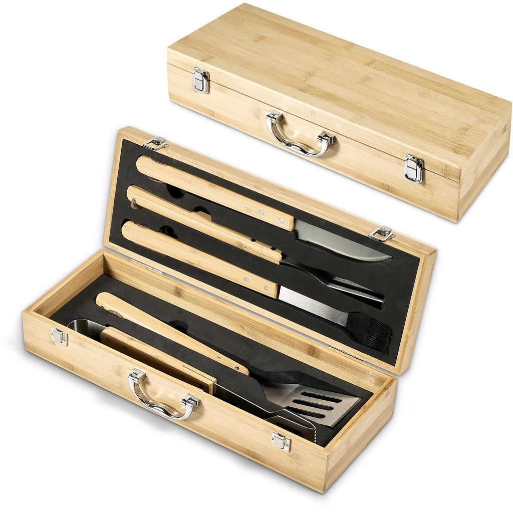 SISU for Dads | Okiyo Yakiniku Bamboo 5 Piece Braai Set
