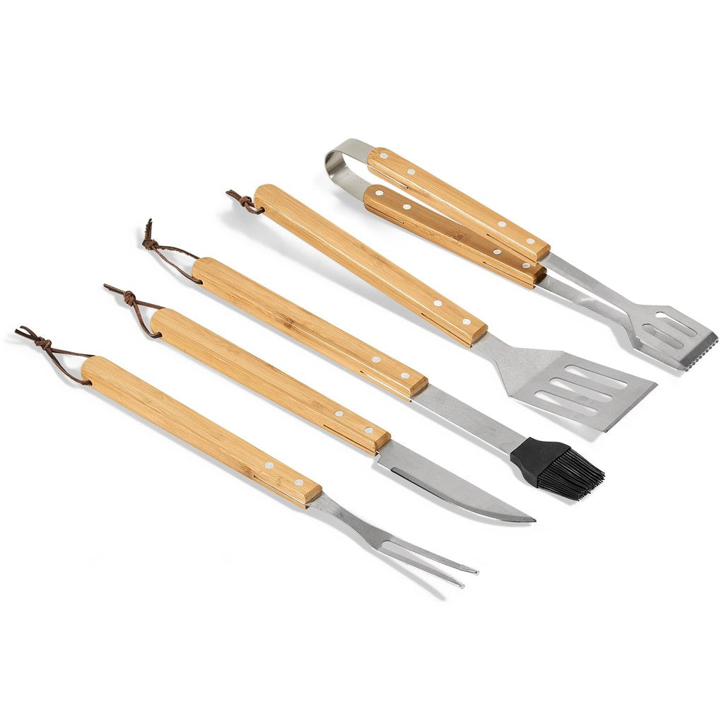 SISU for Dads | Okiyo Yakiniku Bamboo 5 Piece Braai Set