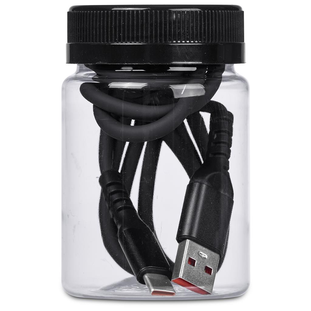Altitude Capsit Fast Charge USB-A to Type-C Cable (in Jar)