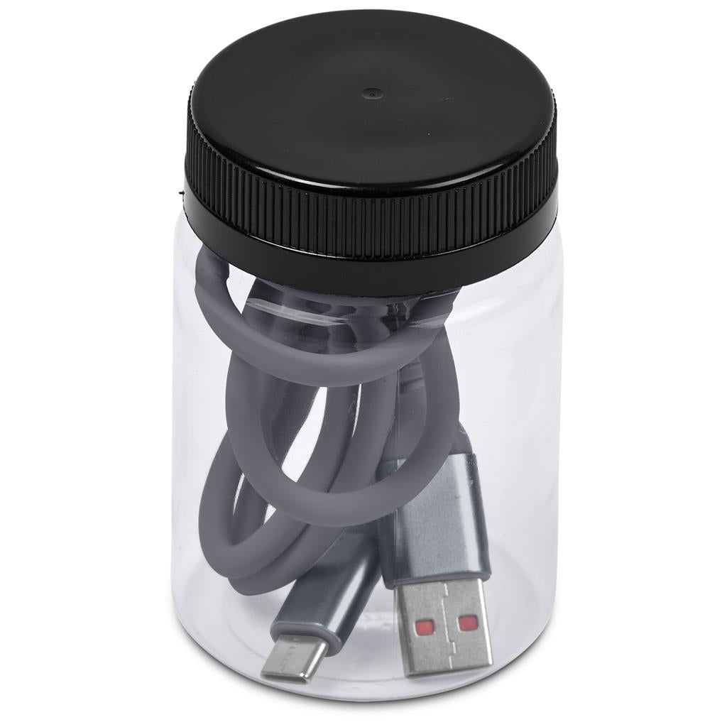 Altitude Capsit Fast Charge USB-A to Type-C Cable (in Jar)