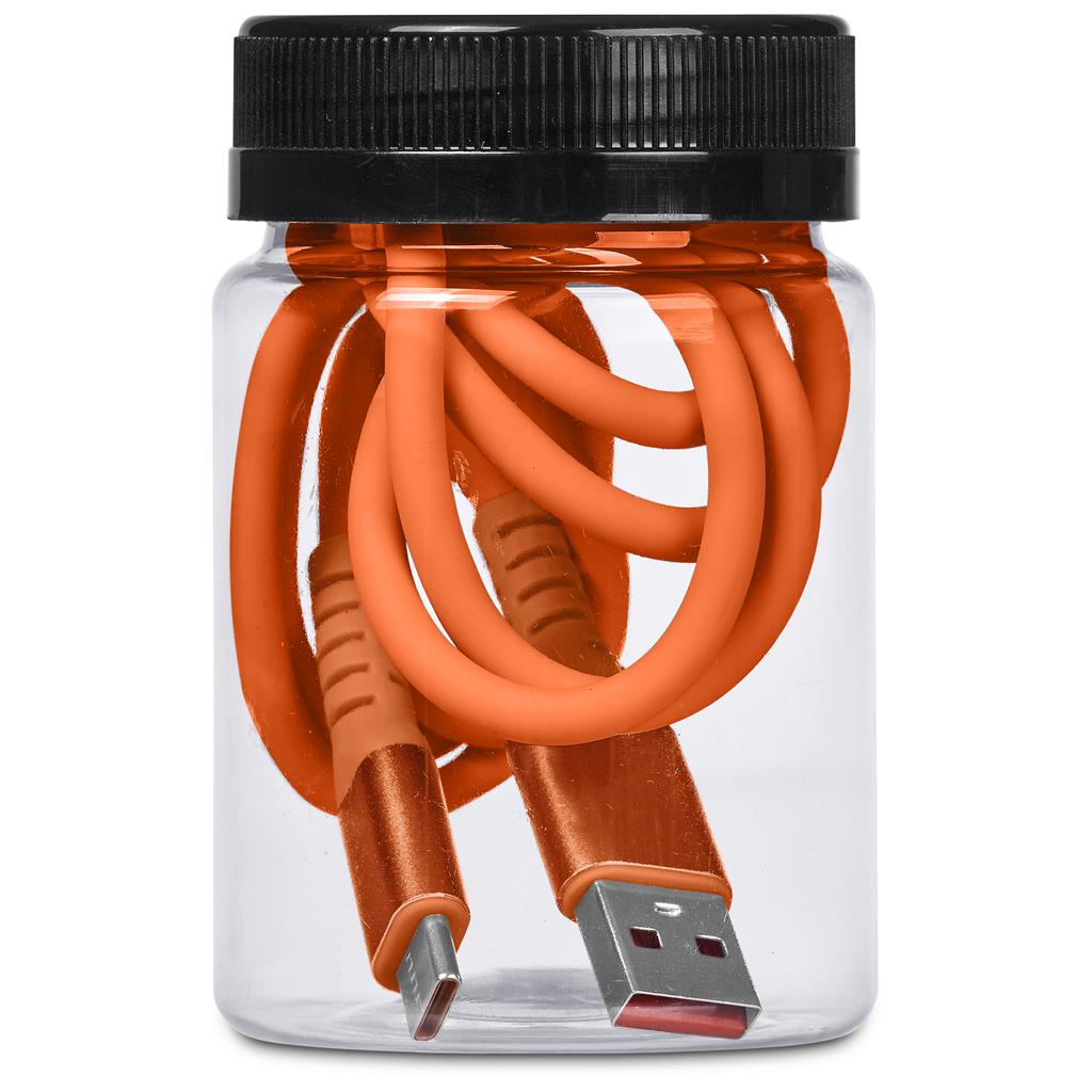 Altitude Capsit Fast Charge USB-A to Type-C Cable (in Jar)