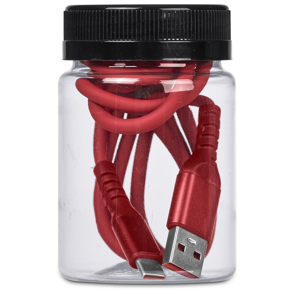 Altitude Capsit Fast Charge USB-A to Type-C Cable (in Jar)