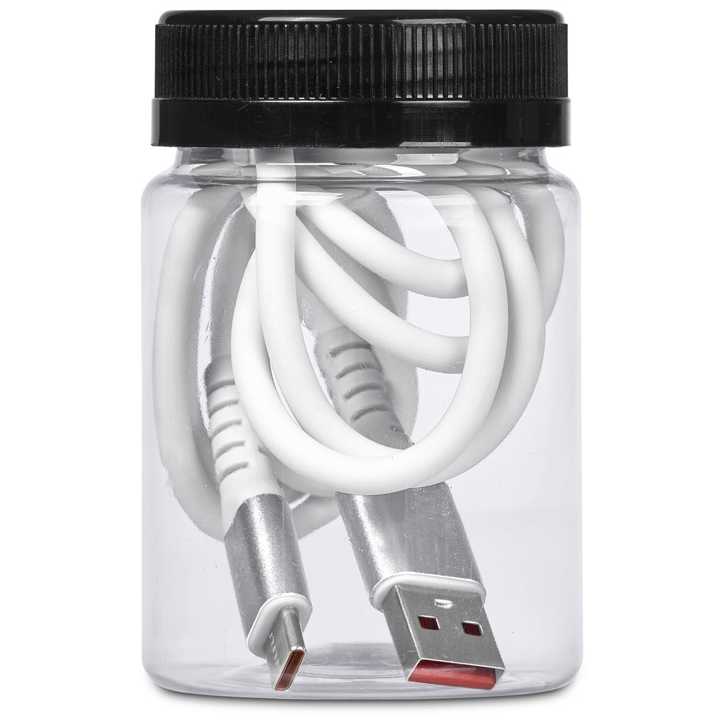 Altitude Capsit Fast Charge USB-A to Type-C Cable (in Jar)
