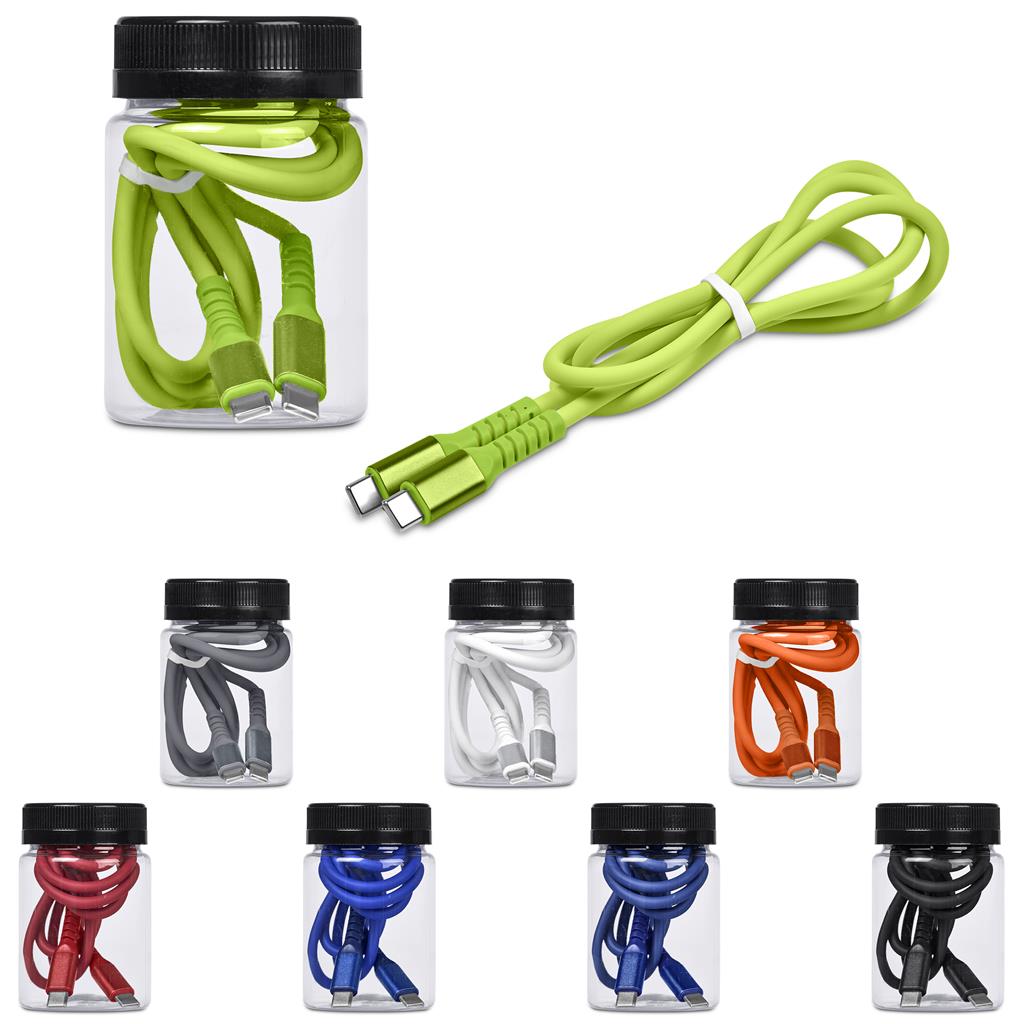Altitude Barlitt Fast Charge Type-C to Type-C Cable (in Jar)