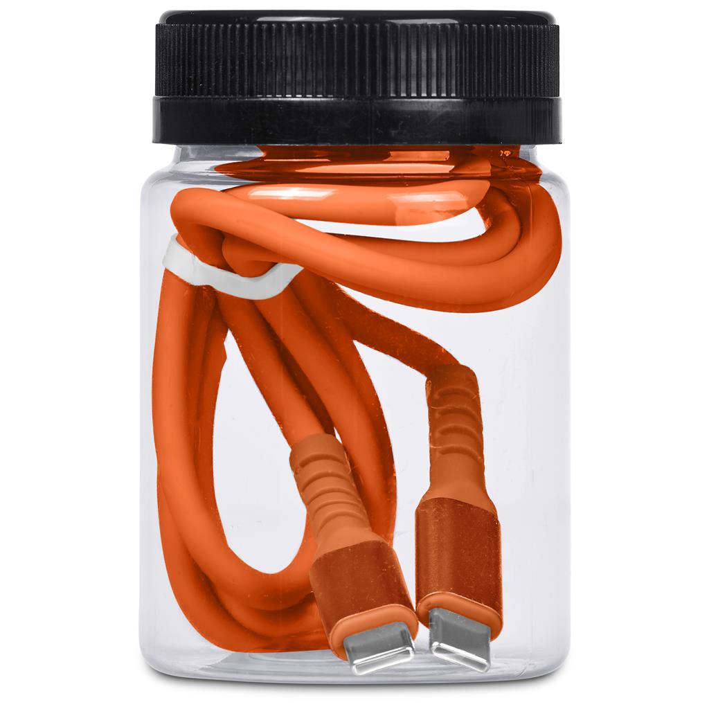 Altitude Barlitt Fast Charge Type-C to Type-C Cable (in Jar)