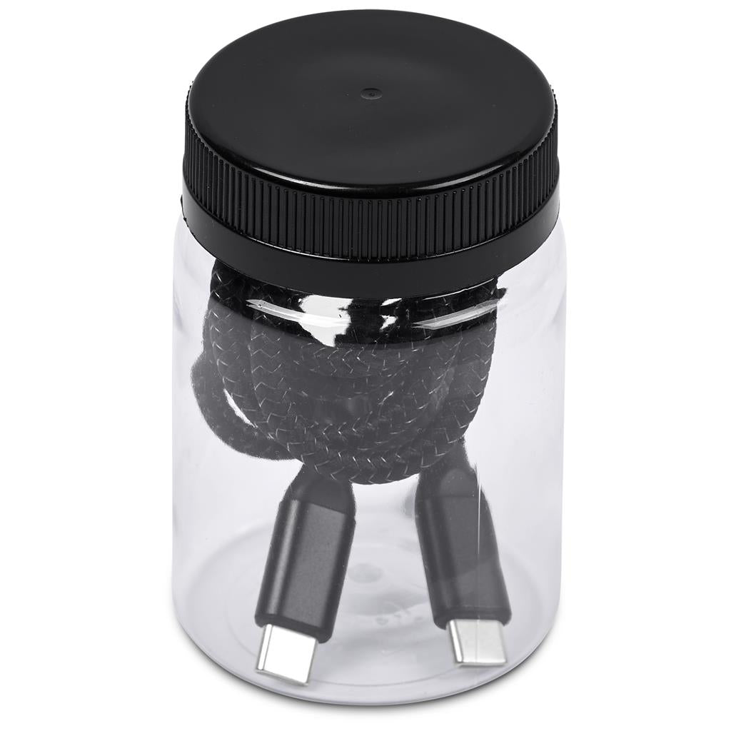 SISU Corporate | Altitude Nitty Fast Charge Type-C to Type-C Cable (in Jar)