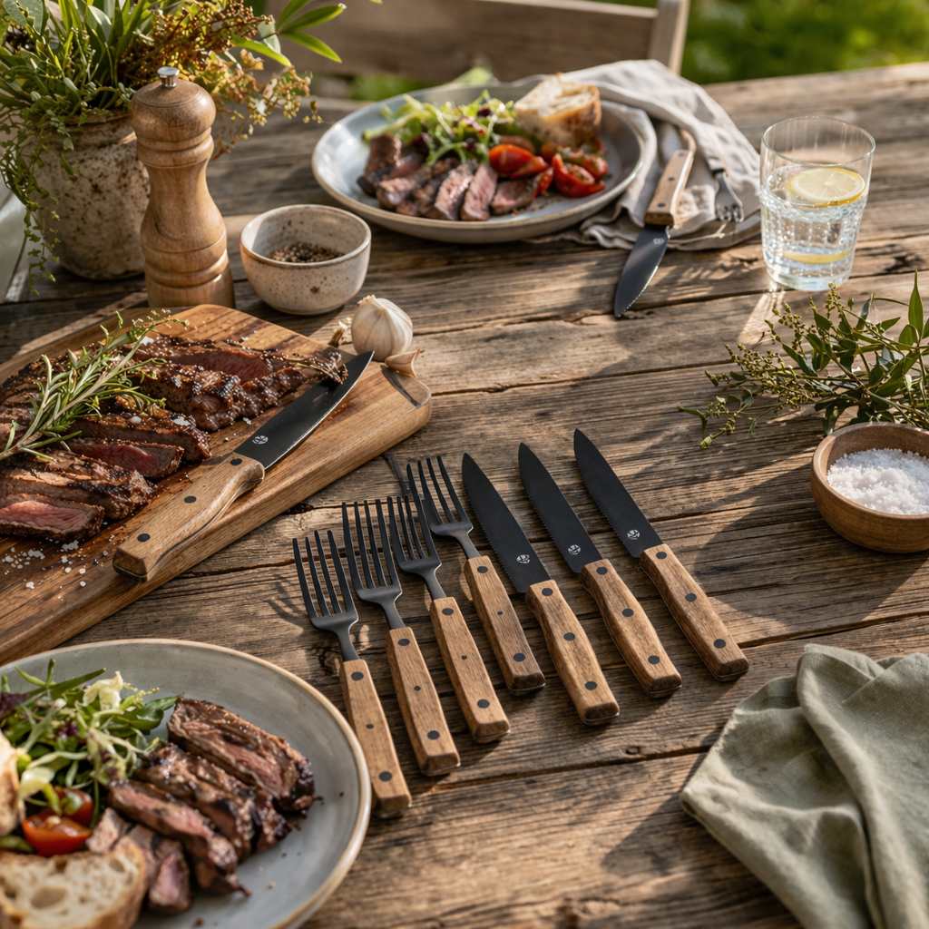Andy Cartwright's Ermelo Steak Knife and Fork Set