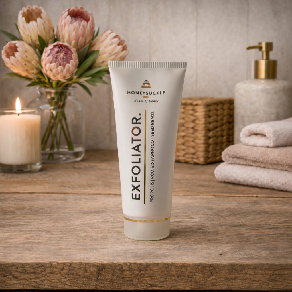 Honeysuckle's Ladies Facial Range:  Exfoliator