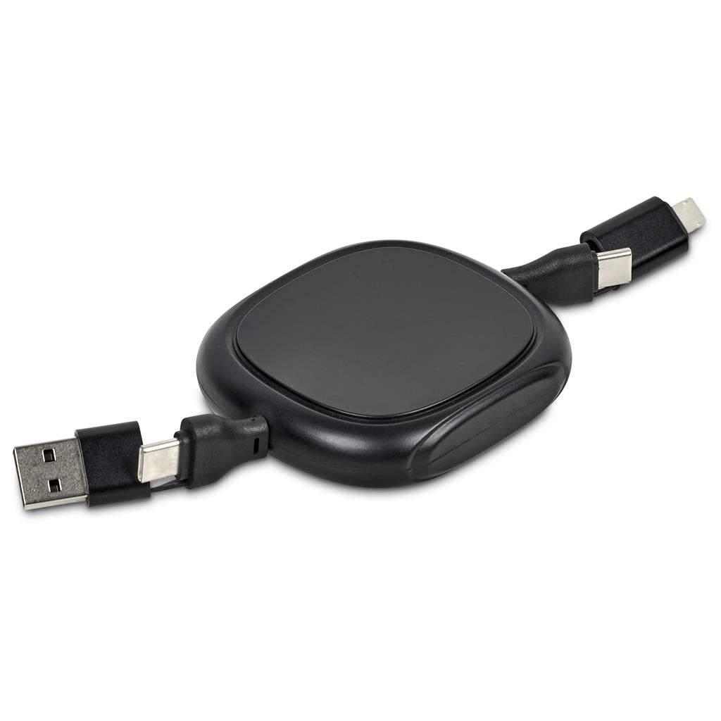 SISU Corporate | Altitude Balanko 4-in-1 Retractable Fast Charge 60W Cable