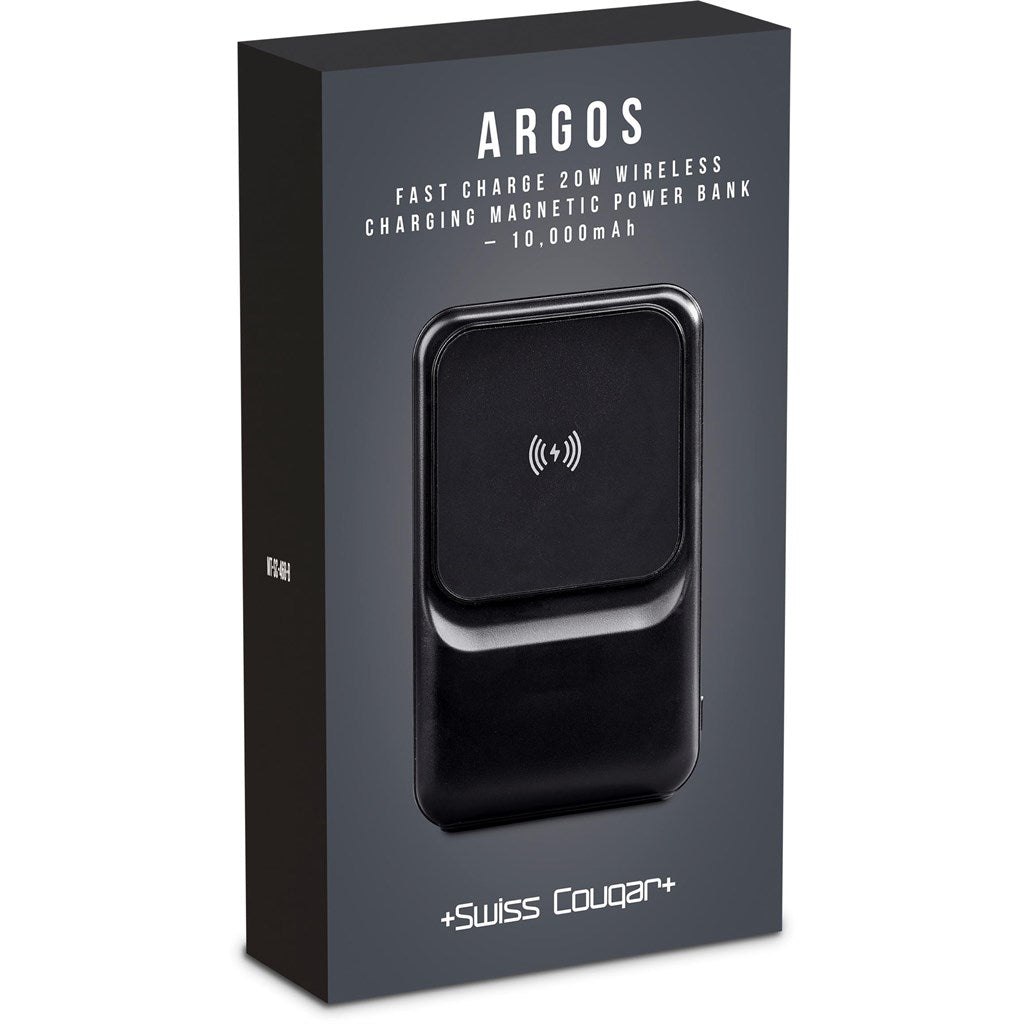 SISU Corporate | Swiss Cougar Argos Fast Charge Wireless Charging Magnetic Power Bank 10 000mAh