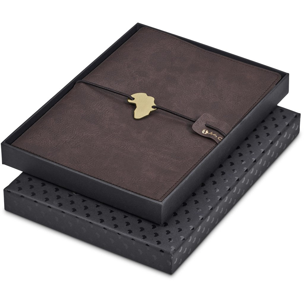 Andy Cartwright's Afrique Cowskine Soft Cover Notebook