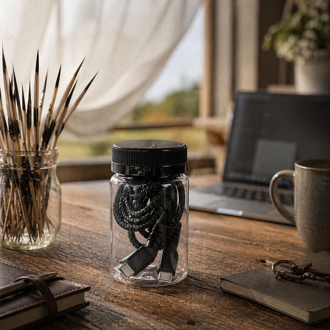 SISU Corporate | Altitude Nitty Fast Charge Type-C to Type-C Cable (in Jar)