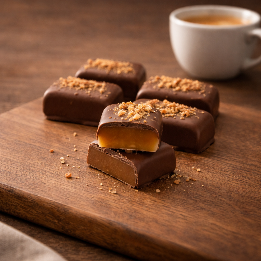 Roses Artisanal Salted Caramel with Belgian Milk Chocolate Coating