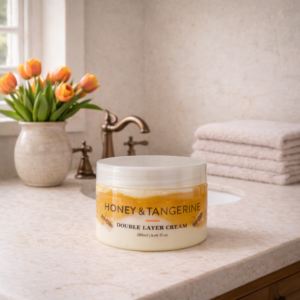 Honeysuckle's Honey and Tangerine Double Layer Cream