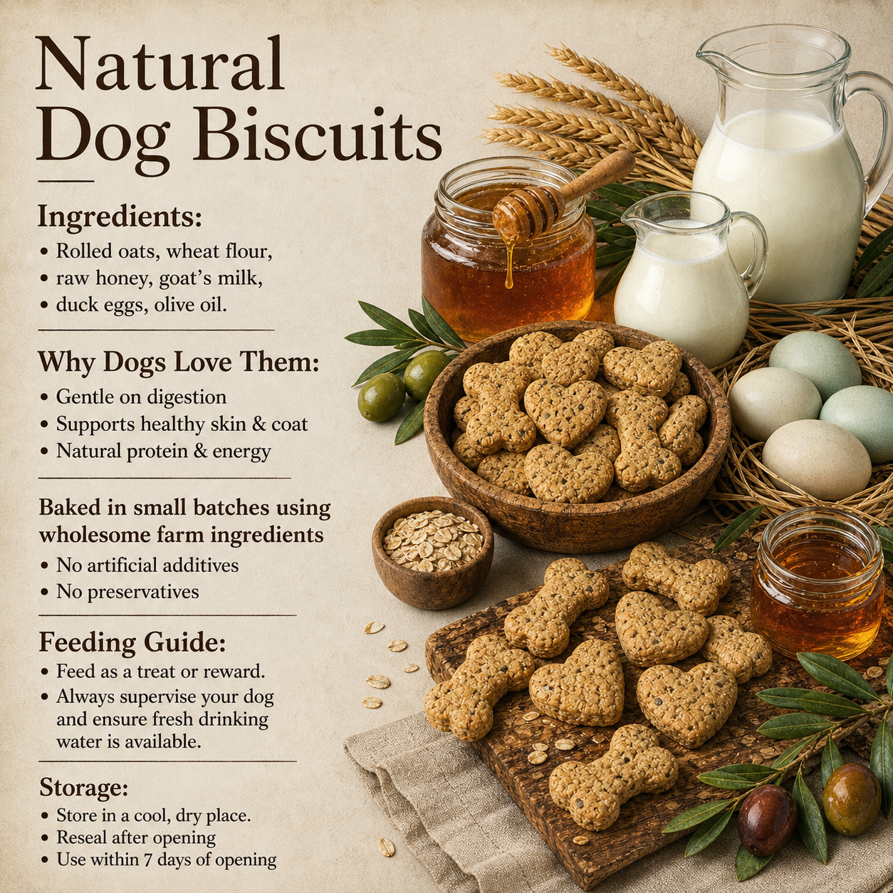Natural Dog Biscuits