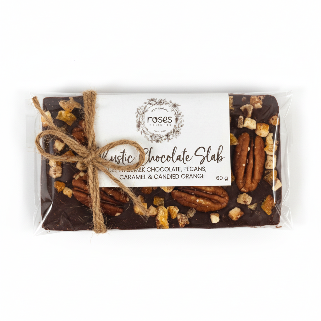 Roses Artisanal Pecan & 70% Dark Chocolate Rustic Mini Bar