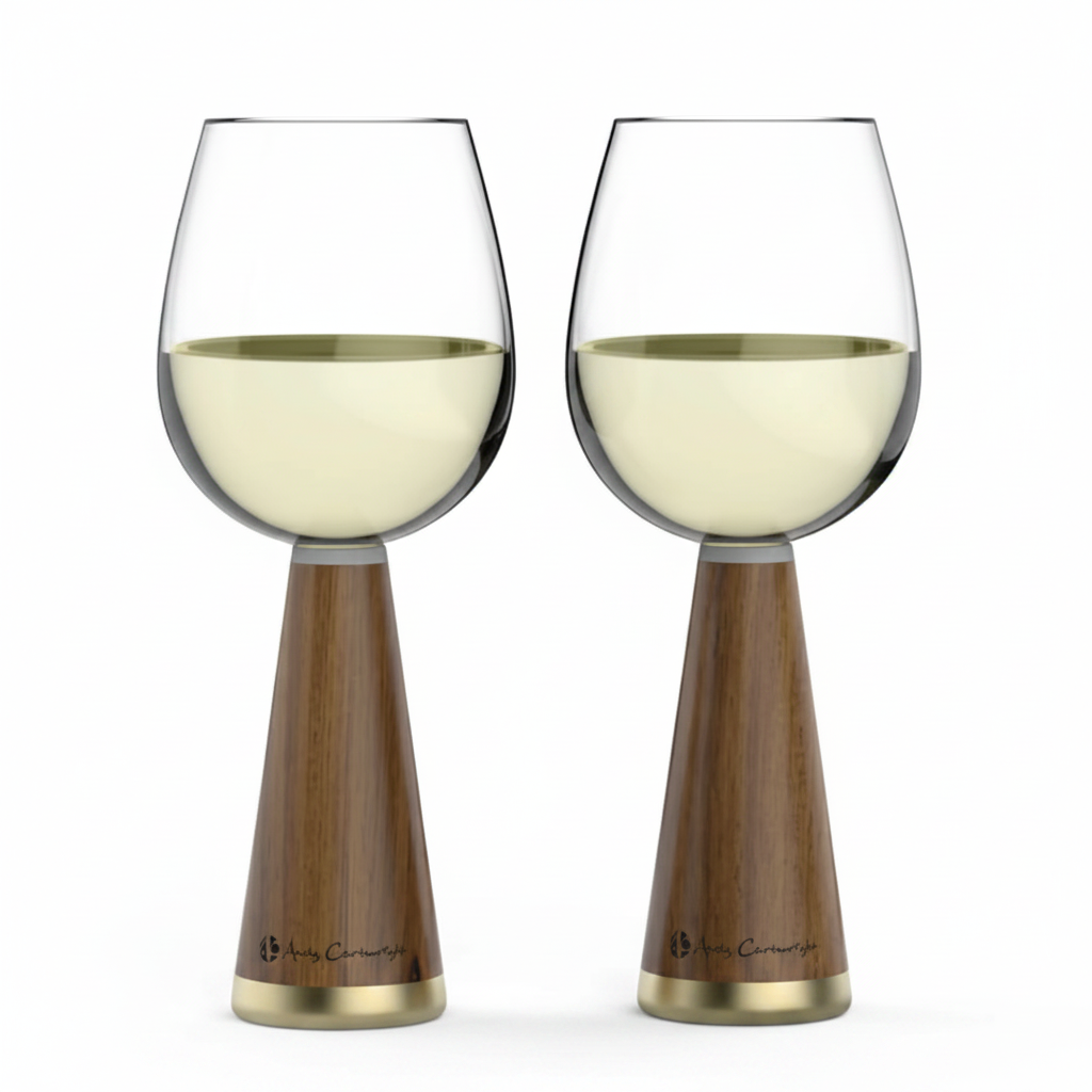 White wine glasses
