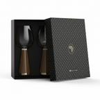 Wine glasses in box