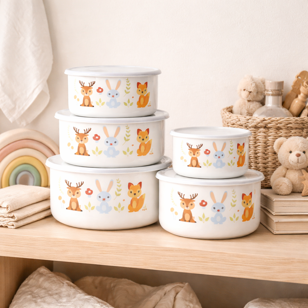 SISU's Retro Enamel Storage Sets